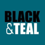 Black and Teal